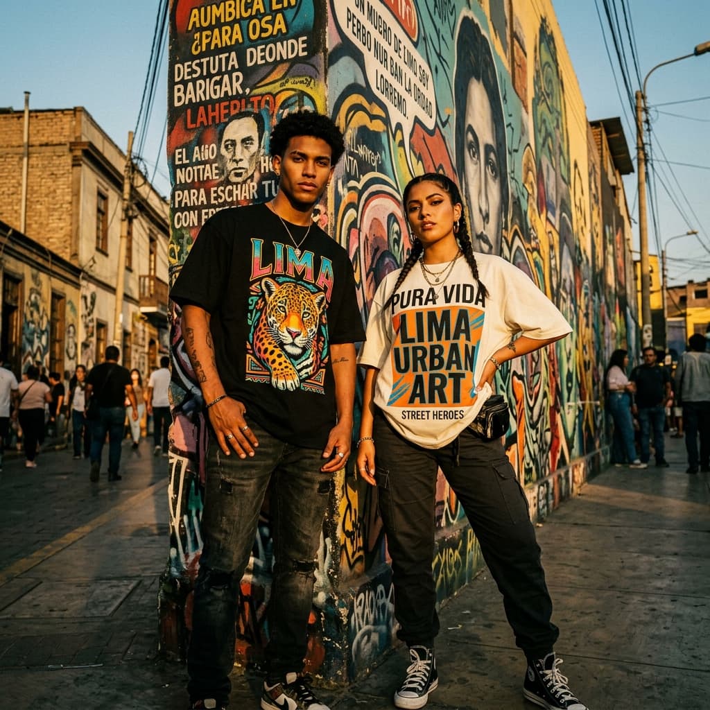Polos oversize listos para estampar tu marca en Lima