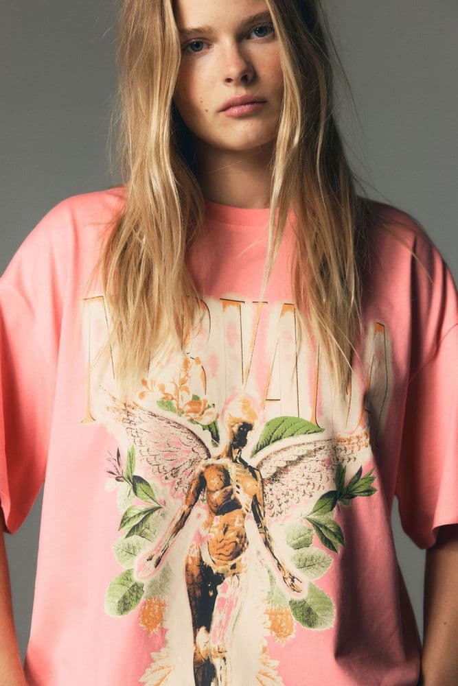 Polo oversize estampados Nirvana - 3