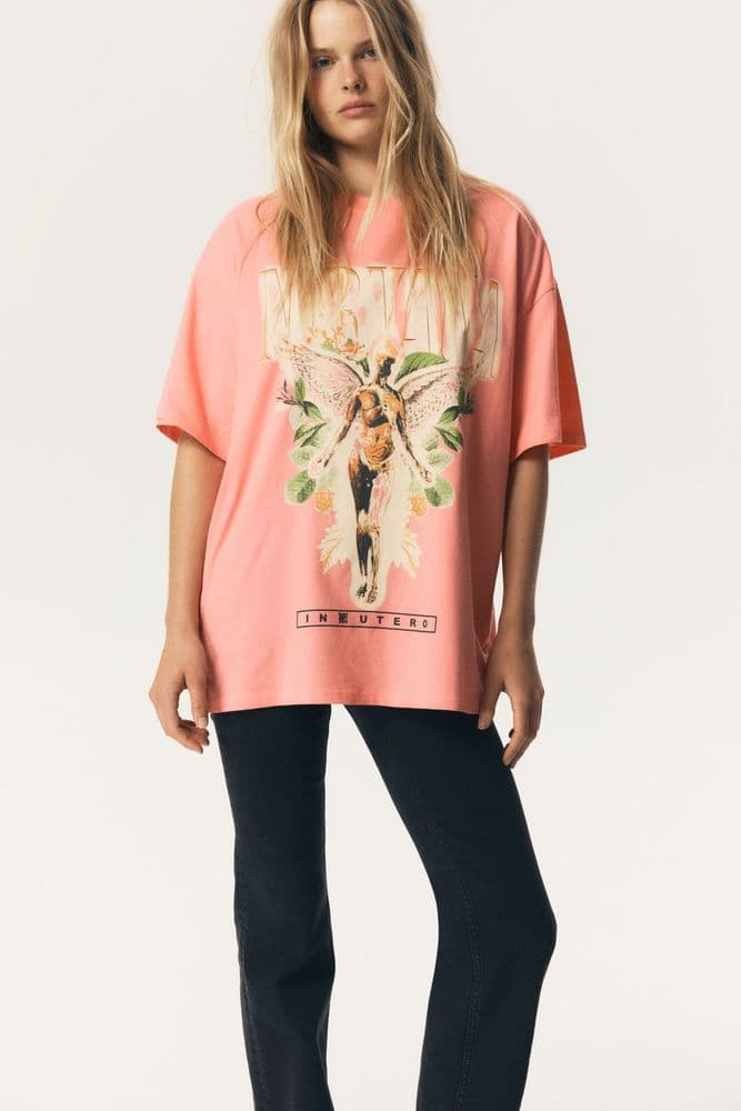 Polo oversize estampados Nirvana - 0