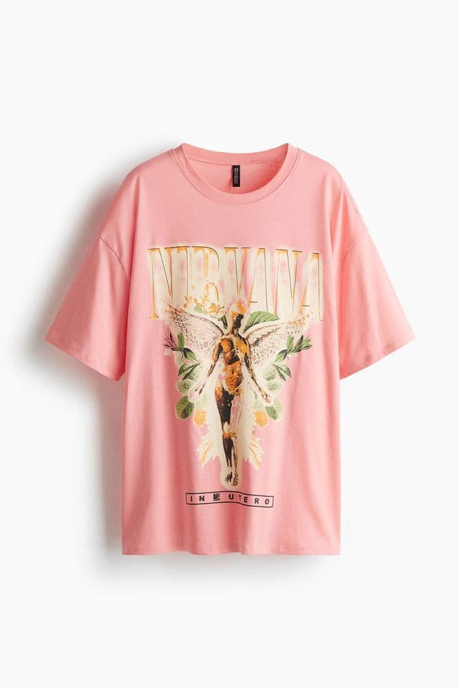 Polo oversize estampados Nirvana - 2
